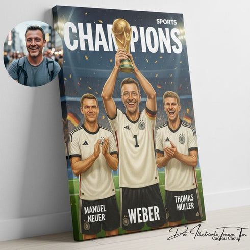 Magisches Porträt – Der Illustrierte Traum™ – Spezial für Fußballfans